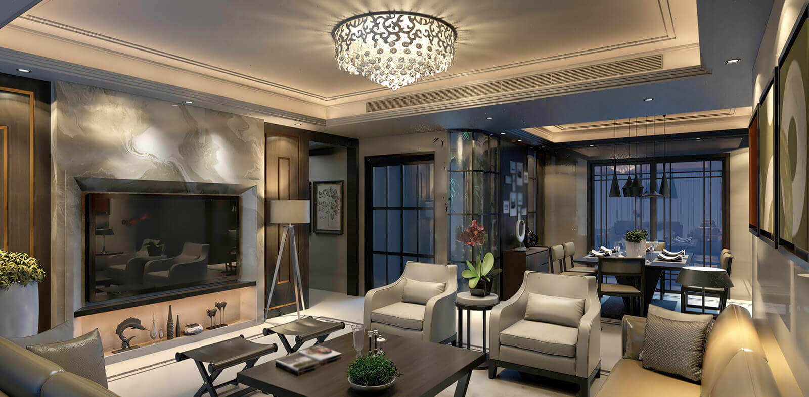 Florida luxury home interior design
